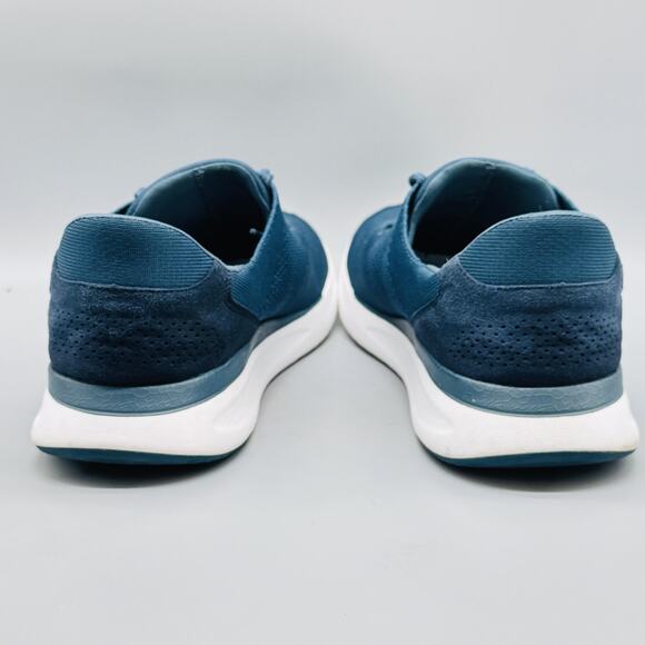 Kizik Shoes Mens 15 Blue Knit Lima Slip On Mesh Hands Free Walking Sneakers - Picture 8 of 12